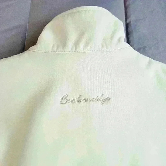 Outfitter Two Tone Green Outerwear Jacket Womans Size large - Picture 3 of 8